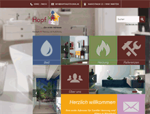 Tablet Screenshot of hopfhaustechnik.de